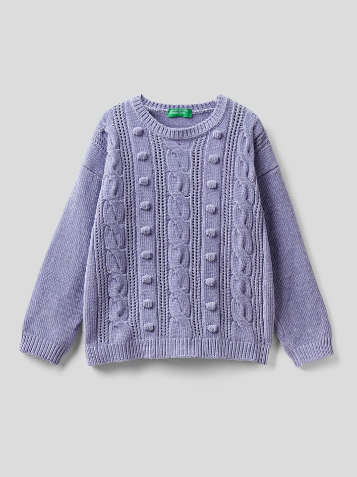 Benetton Sweter w kolorze lawendowym rozmiar: 98