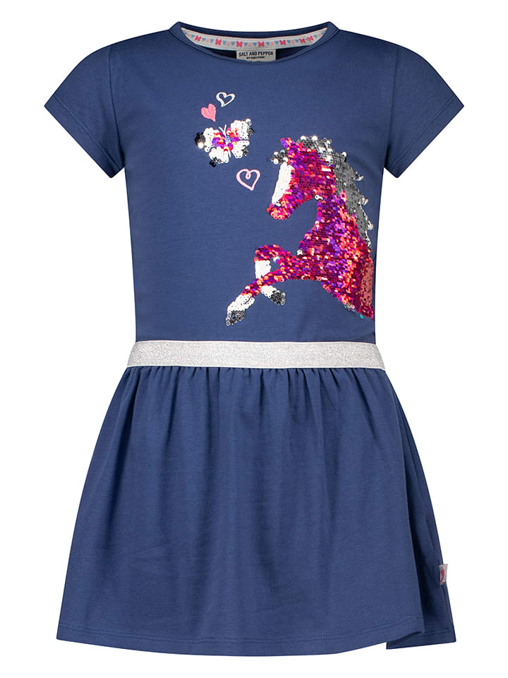 Salt and Pepper Sukienka w kolorze granatowym rozmiar: 92/98