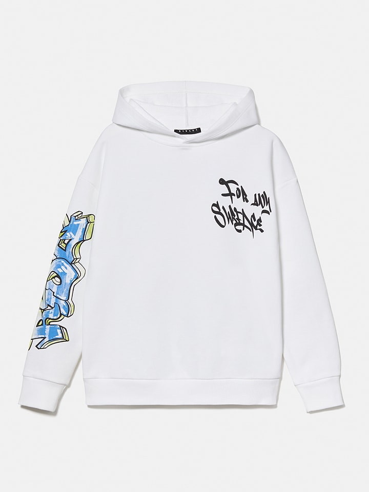 Sisley Bluza w kolorze białym rozmiar: 140