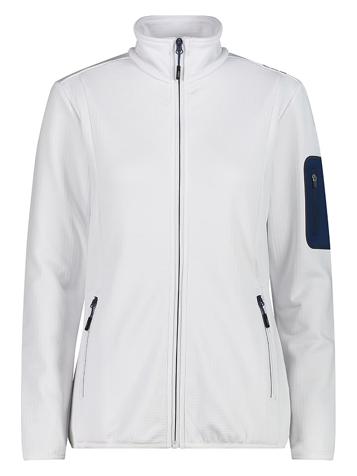 CMP Kurtka polarowa w kolorze białym rozmiar: 46