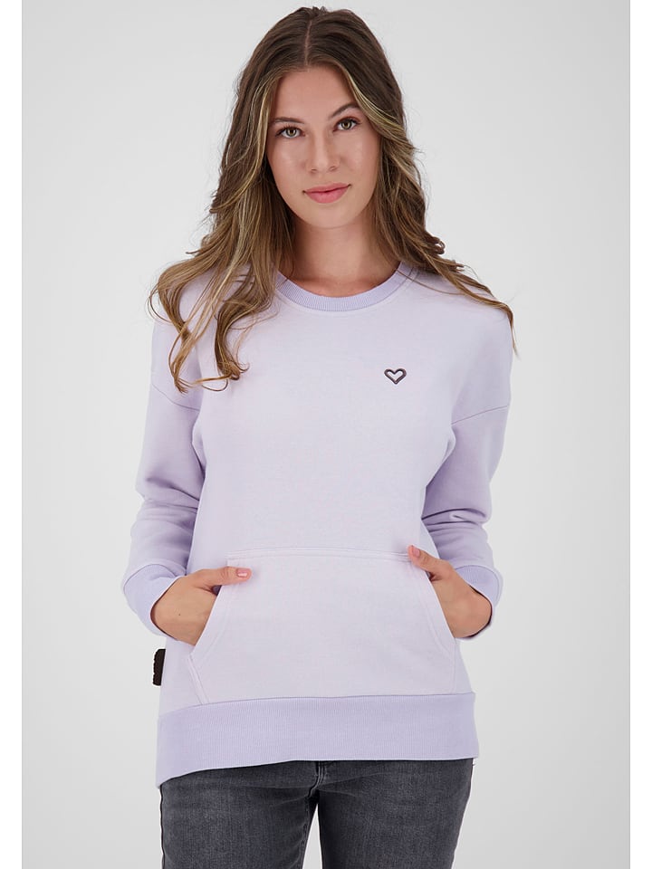 alife and kickin Bluza w kolorze lawendowym rozmiar: XL