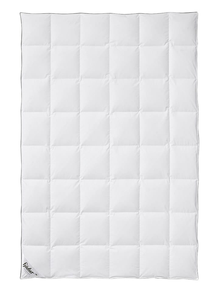 Fjödur Puchowa kołdra w kolorze białym rozmiar: 135x200 cm