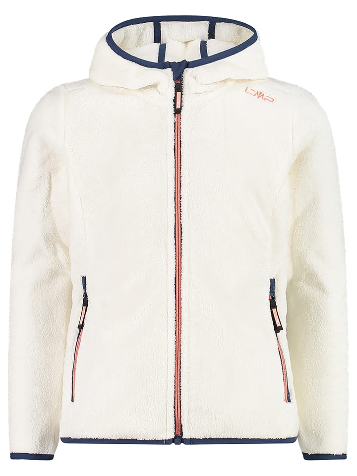 Kurtka polarowa w kolorze białym