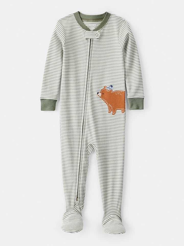 carter's Śpioszki w kolorze zielonym rozmiar: 86