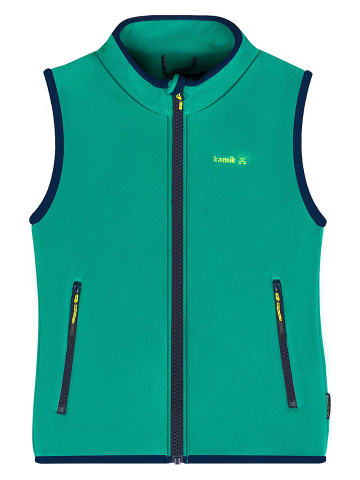 Kamik Kamizelka polarowa "Phoenix" w kolorze zielonym rozmiar: 152