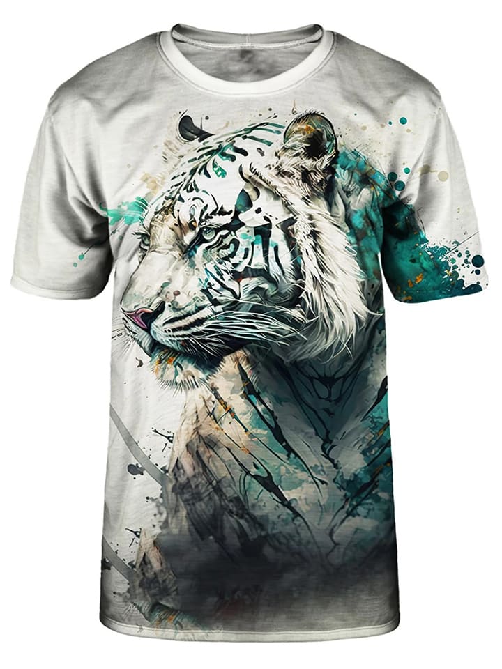 Koszulka w kolorze biało-zielonym