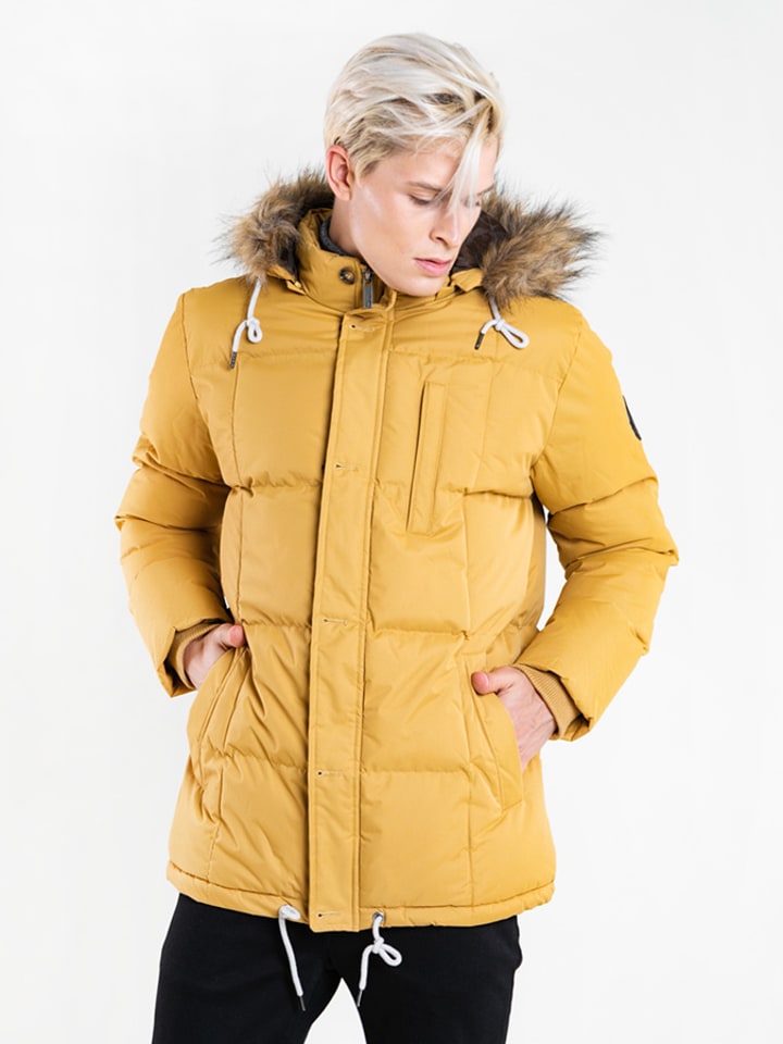 BIG STAR Kurtka w kolorze jasnobrązowym rozmiar: 3XL