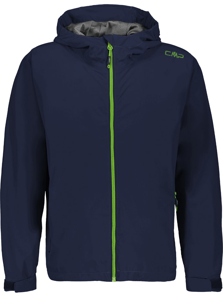 Kurtka przeciwdeszczowa w kolorze granatowym