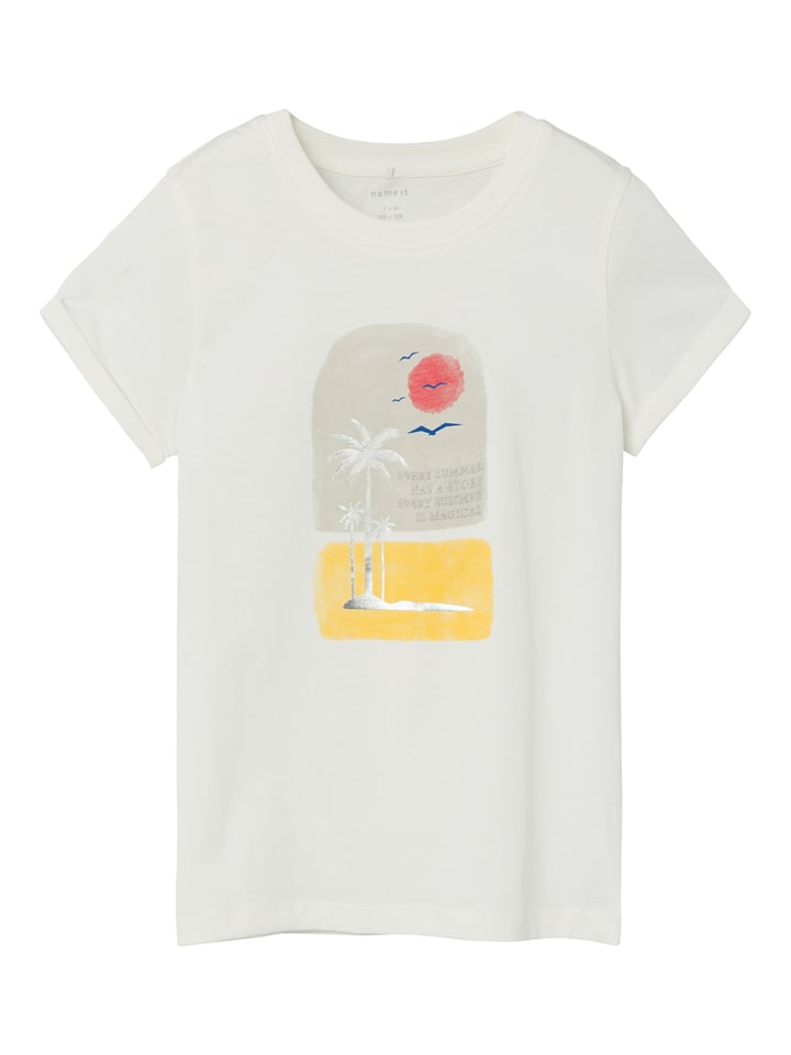 name it Koszulka "Faberte" w kolorze białym rozmiar: 146/152