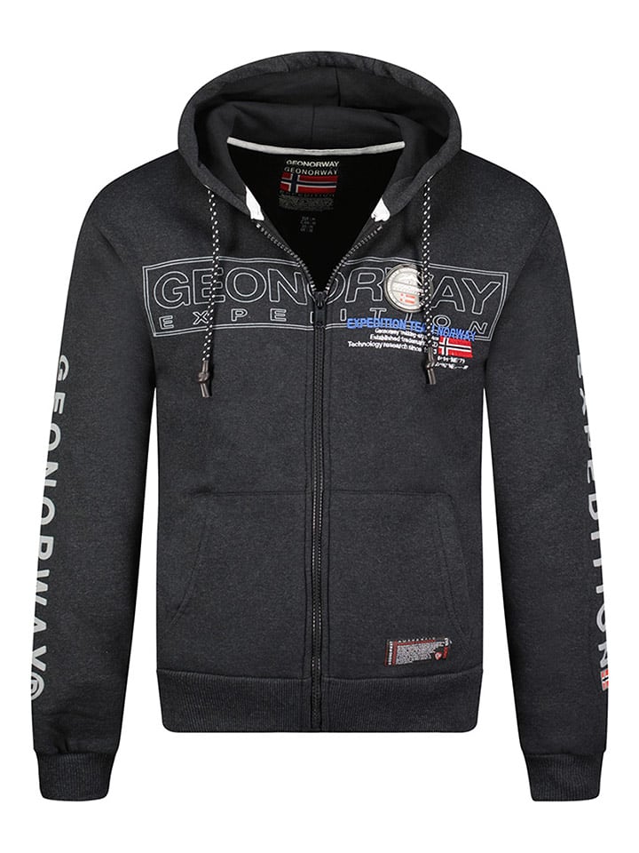 Geographical Norway Bluza "Galette" w kolorze antracytowym rozmiar: S