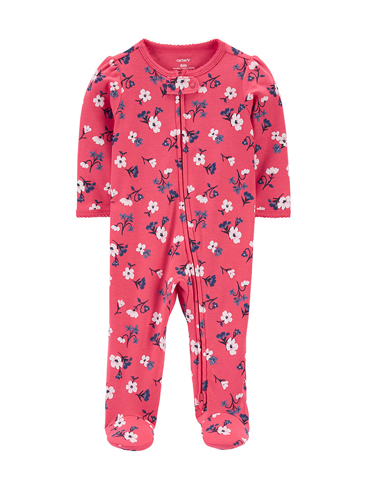 Śpioszki w kolorze różowym