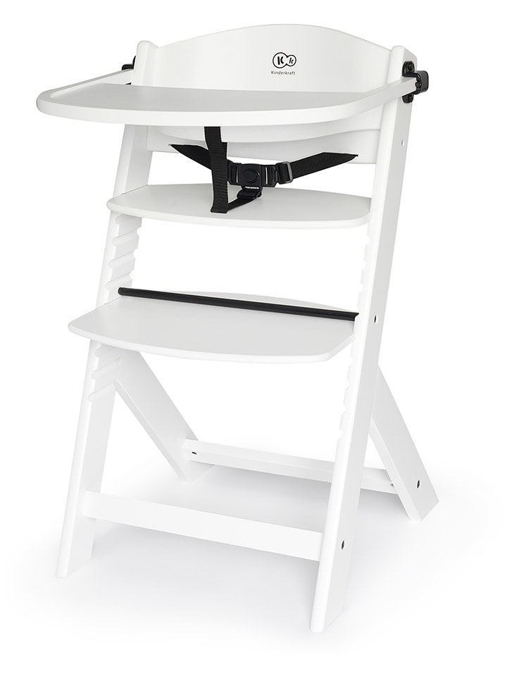 Kinderkraft Krzesełko "Enock" w kolorze białym do karmienia - 6 m+ rozmiar: onesize