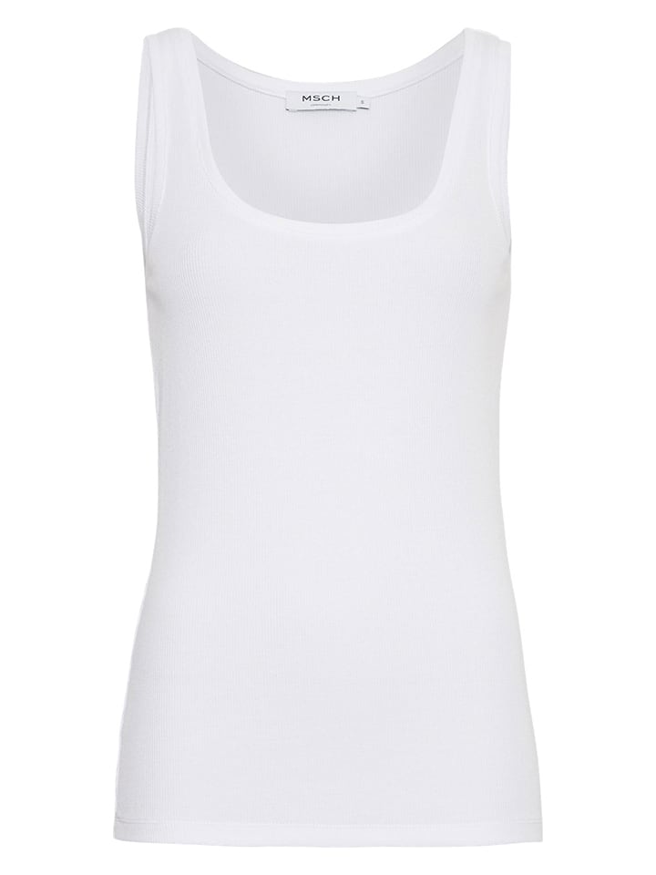 MOSS COPENHAGEN Top "Olivie" w kolorze białym rozmiar: XL