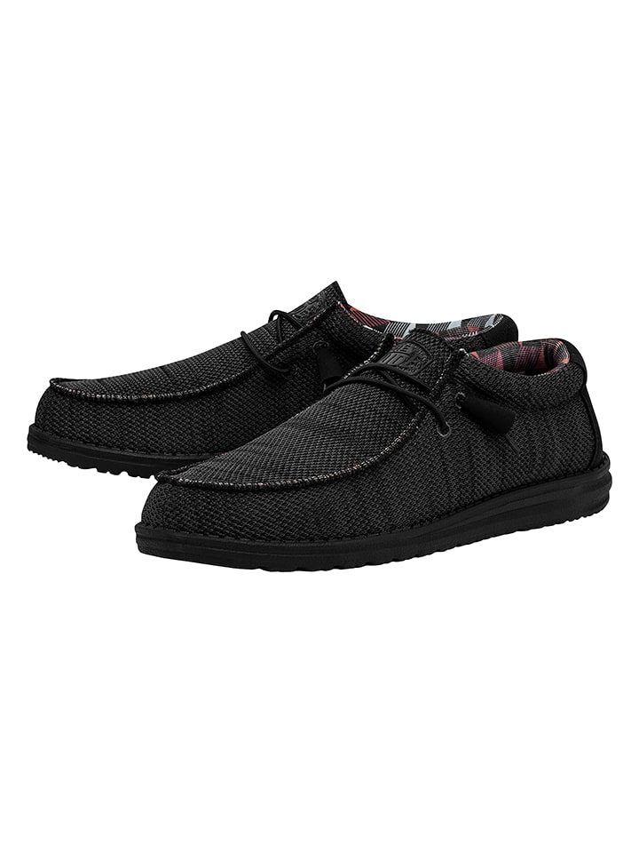 Hey Dude Slippersy "Wally Sox" w kolorze czarnym rozmiar: 39