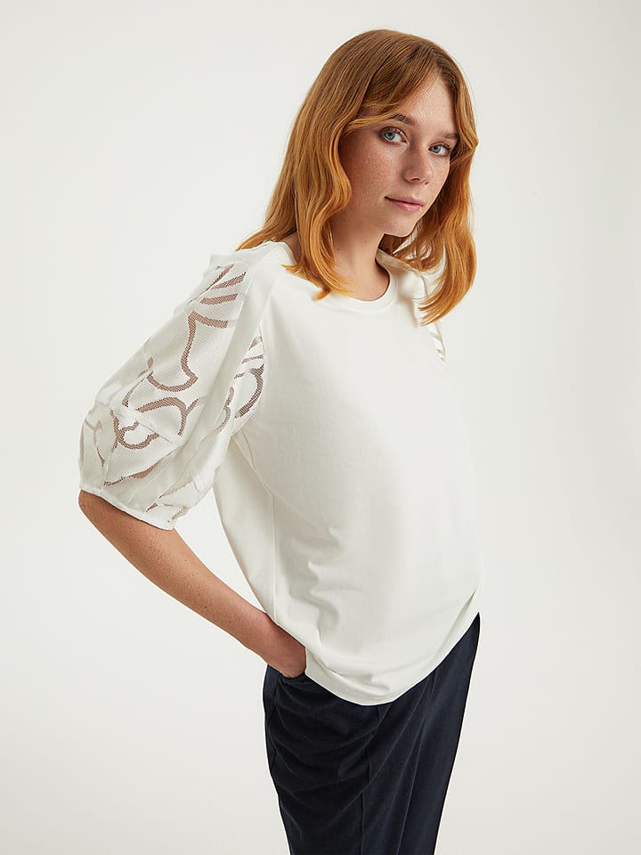 BGN Koszulka w kolorze kremowym rozmiar: 36