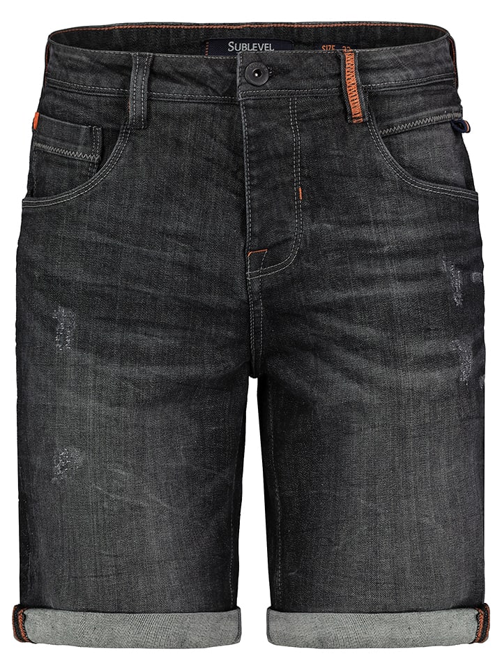 Sublevel Szorty dżinsowe kolorze czarnym rozmiar: W30