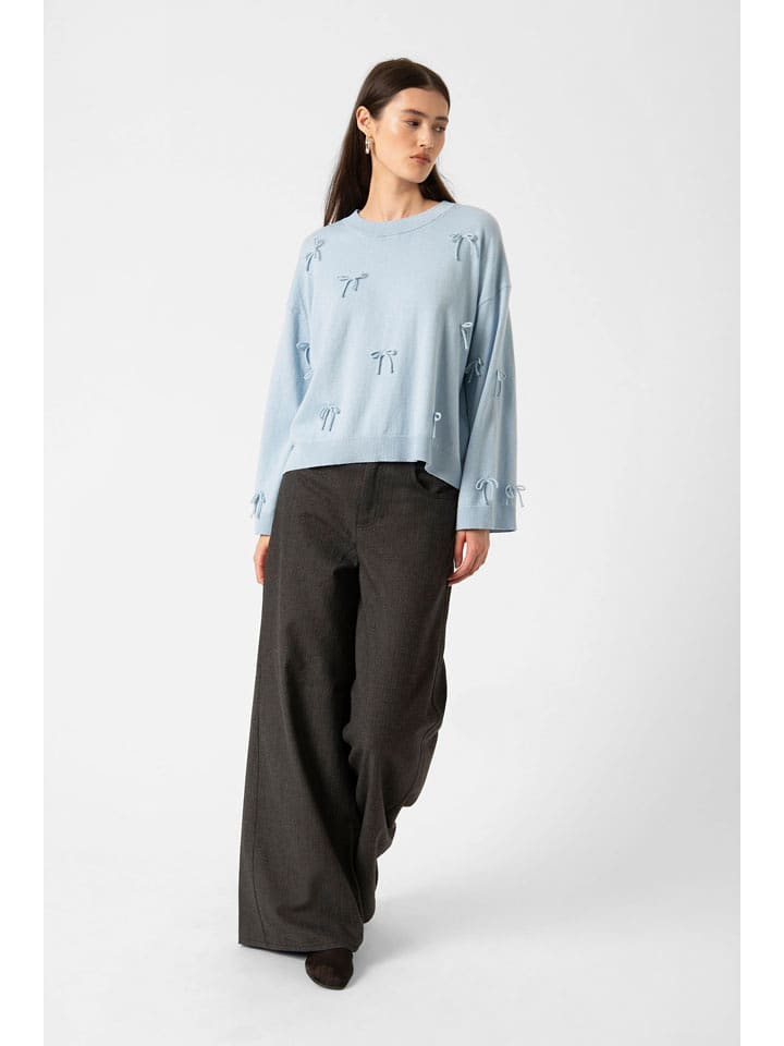 Soaked in Luxury Sweter w kolorze błękitnym rozmiar: XL