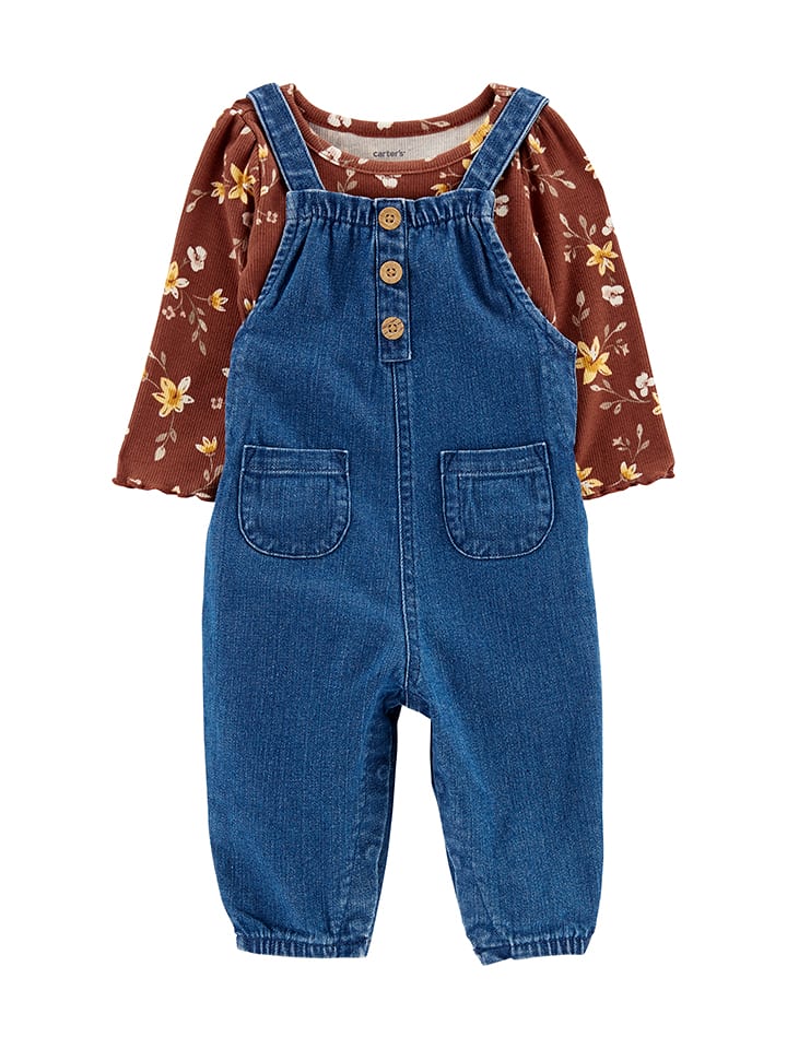 2-częściowy komplet w kolorze niebieskim