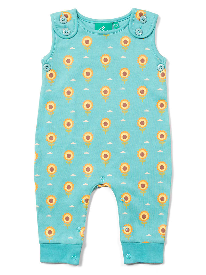 Little Green Radicals Rampers w kolorze turkusowym rozmiar: 80