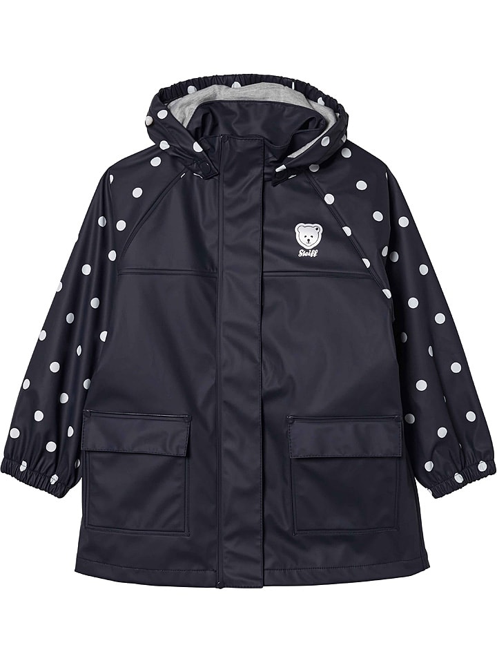 Płaszcz przeciwdeszczowy w kolorze granatowym