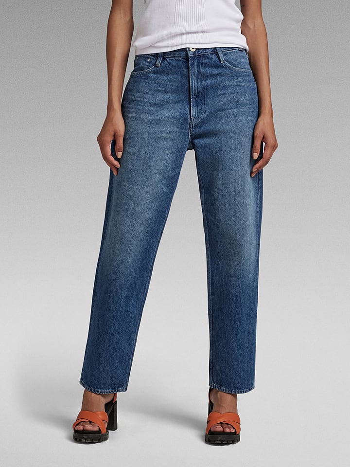 G-Star Dżinsy - Loose fit - w kolorze niebieskim rozmiar: W24/L30