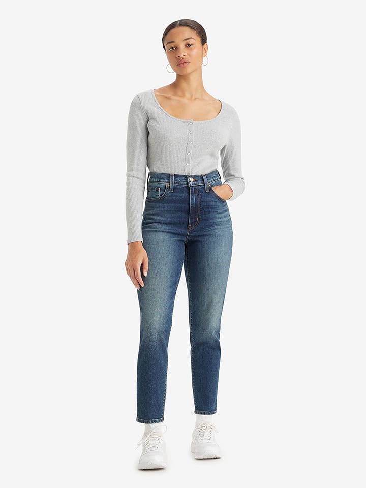 Levi's Dżinsy - Mom fit - w kolorze granatowym rozmiar: W28/L29