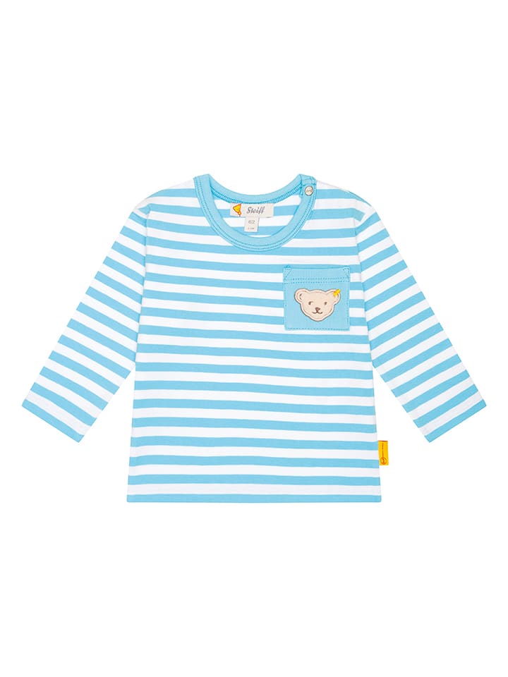 Steiff Koszulka w kolorze błękitnym rozmiar: 74