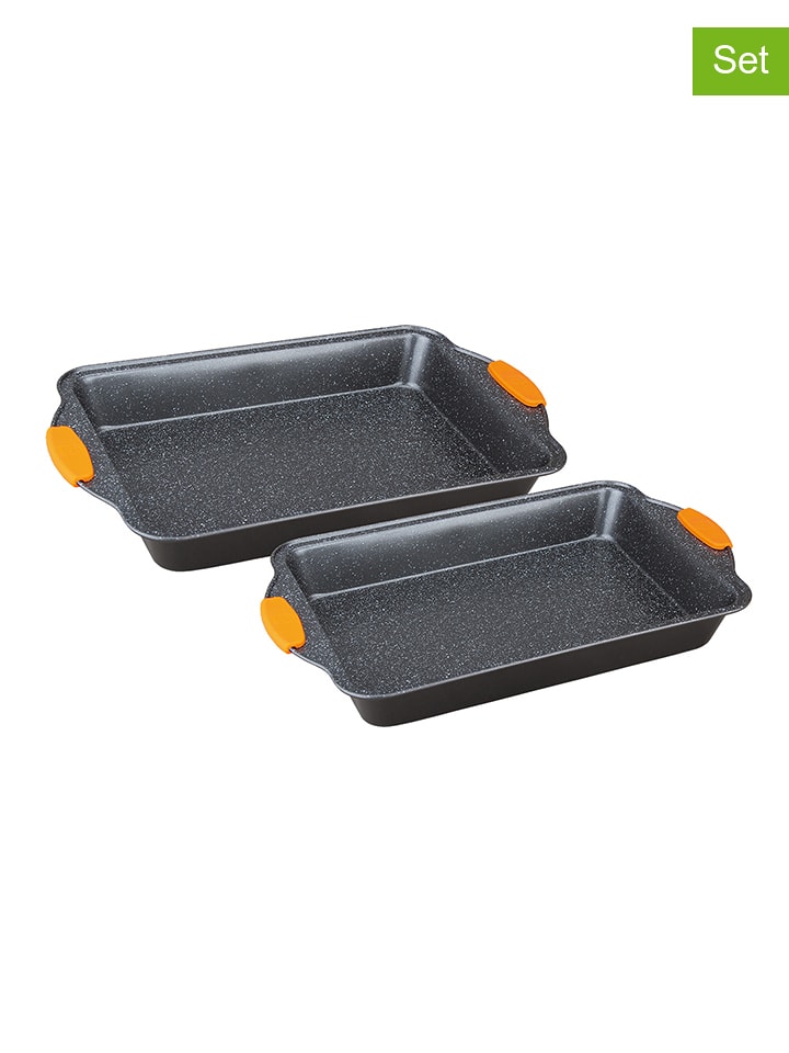 Berlinger Haus Brytfanny (2 szt.) w kolorze szarym - 36 x 23 cm rozmiar: onesize