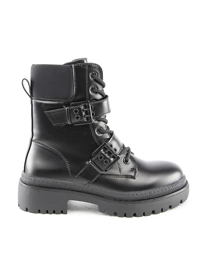 Botki w kolorze czarnym