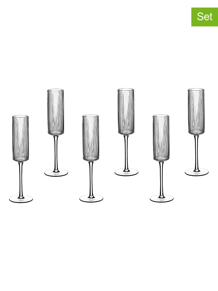 Björn Kieliszki (6 szt.) "Linje" - 200 ml rozmiar: onesize