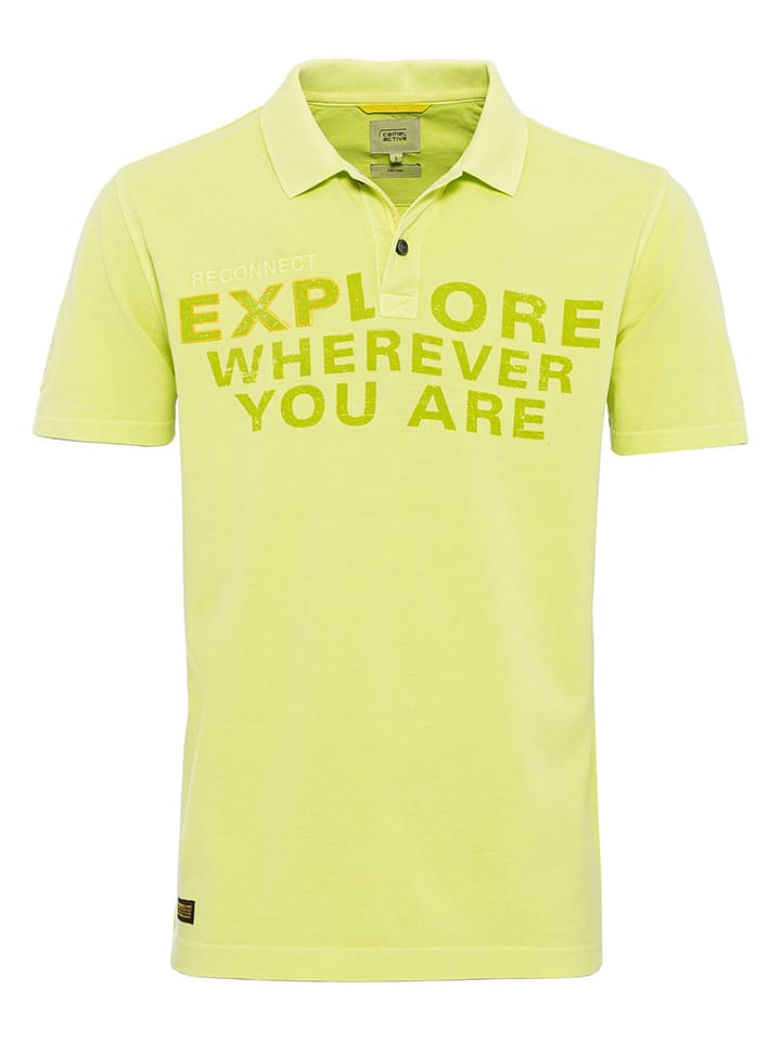 Koszulka polo w kolorze limonkowym