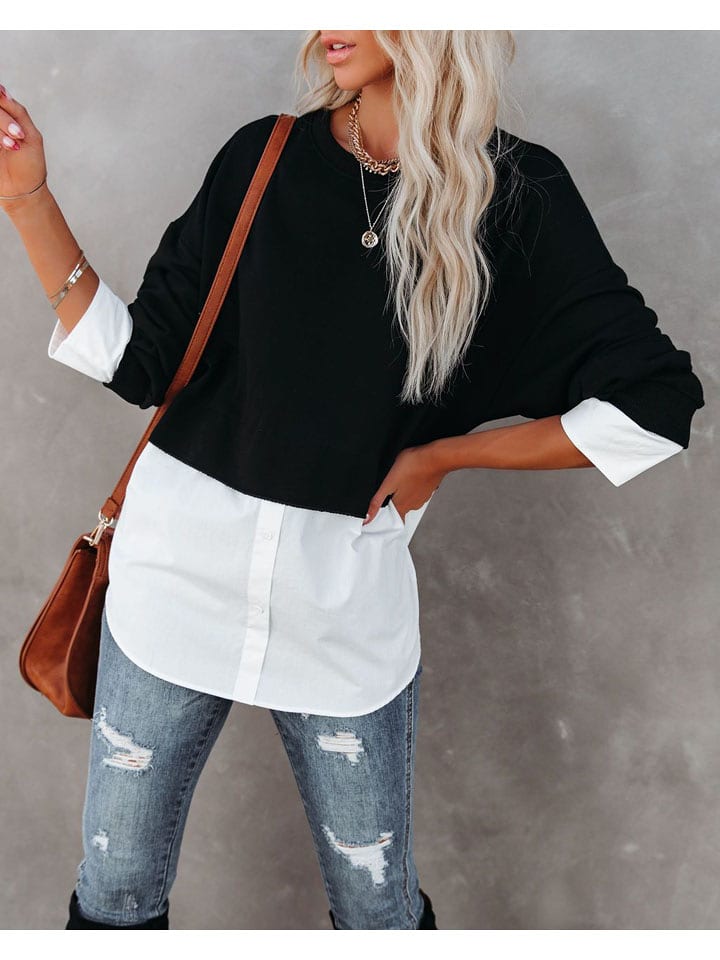 Milan Kiss Tunika w kolorze czarnym rozmiar: M