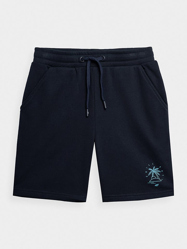 4F Szorty dresowe w kolorze granatowym rozmiar: 146