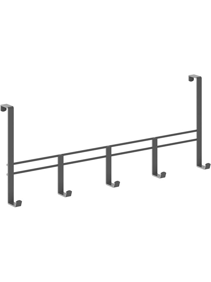 metaltex Wieszak w kolorze czarnym na drzwi - 38 x 15 x 4,5 cm rozmiar: onesize