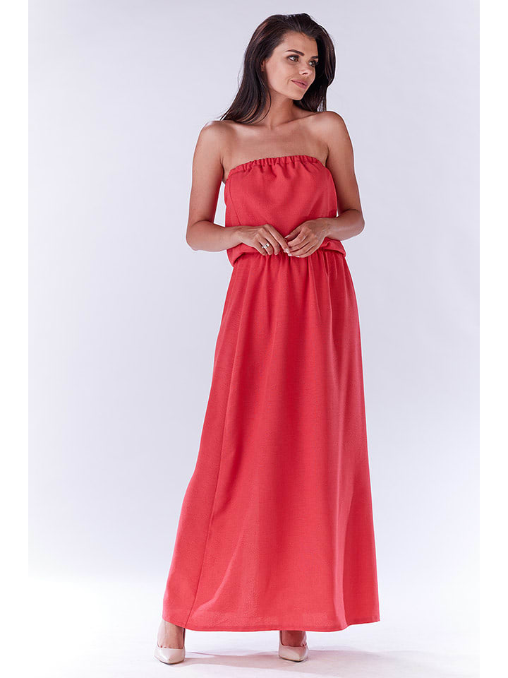 INFINITE YOU Sukienka w kolorze czerwonym rozmiar: M