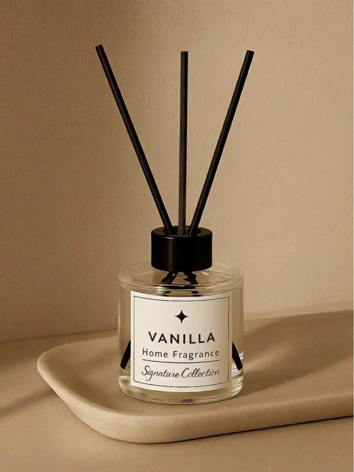 Lucky Bees Zapach do pomieszczeń "Vanilla" w kolorze czarno-białym - 100 ml rozmiar: onesize