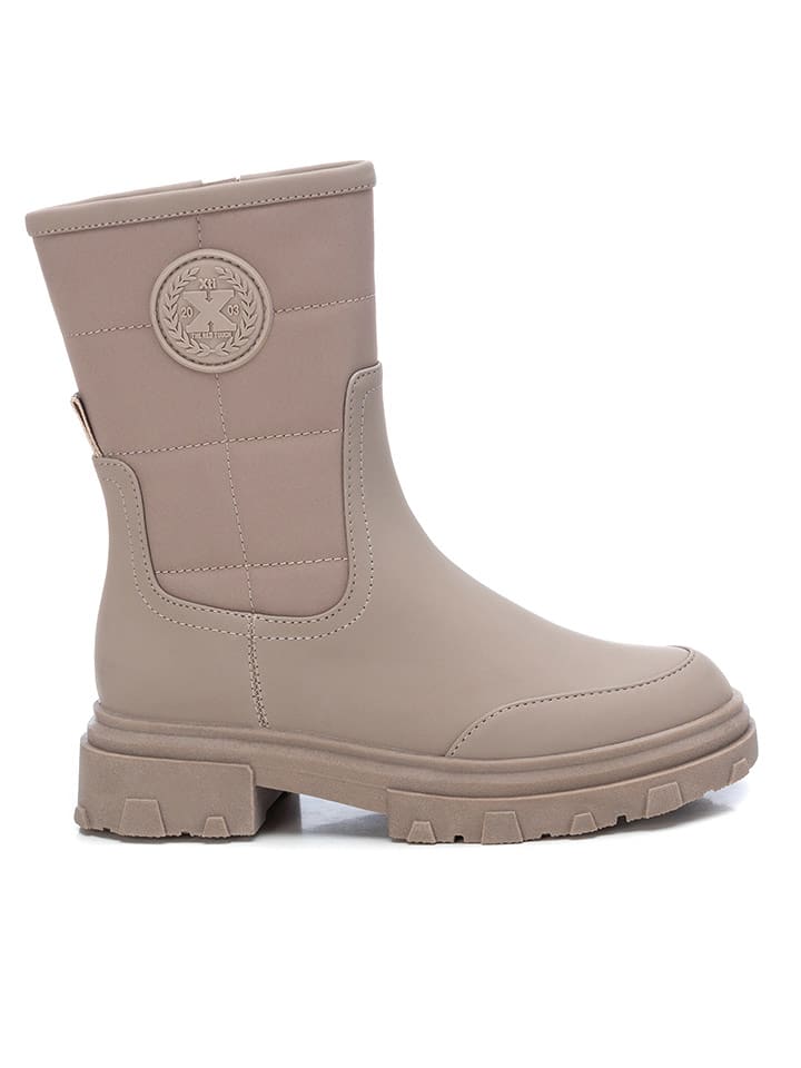 XTI Kids Botki w kolorze beżowym rozmiar: 32