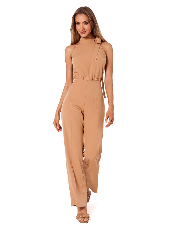 made of emotion Kombinezon w kolorze beżowym rozmiar: L