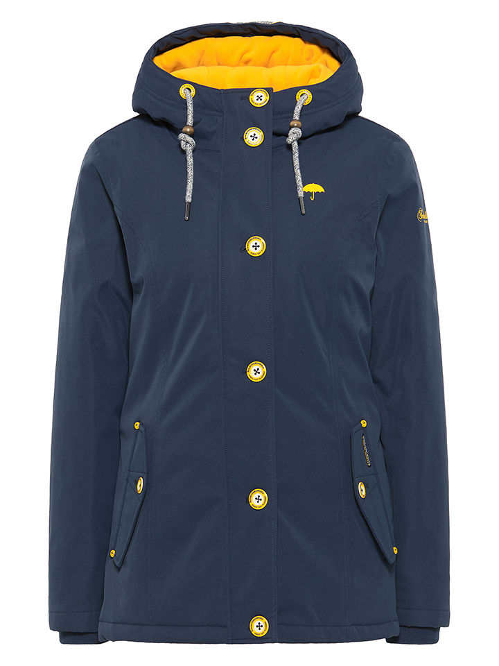 Kurtka zimowa w kolorze granatowym