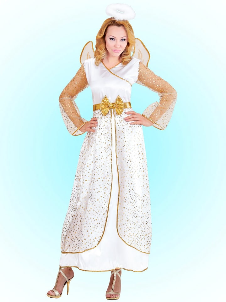 3-częściowy kostium w kolorze złoto-białym