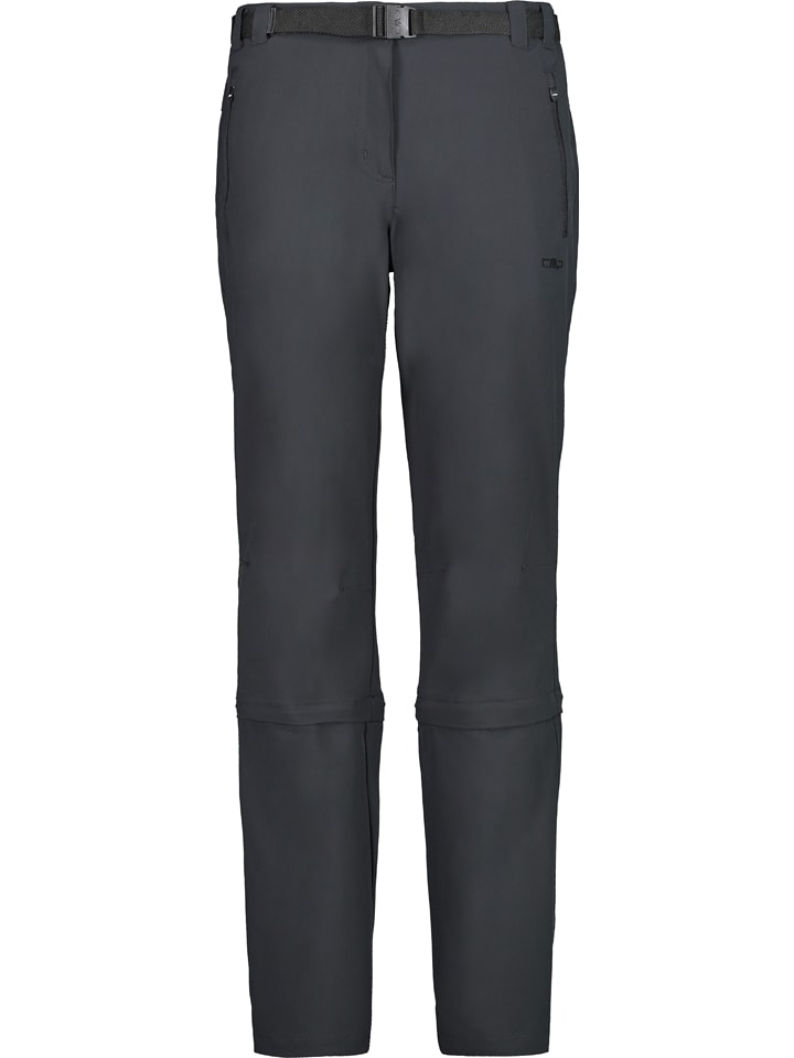 CMP Spodnie funkcyjne Zipp-Off w kolorze czarnym rozmiar: 44