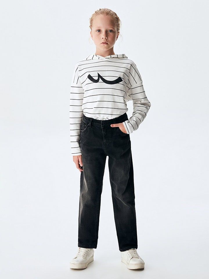 LTB Dżinsy "Maggie X G" - Regular fit - w kolorze czarnym rozmiar: 176