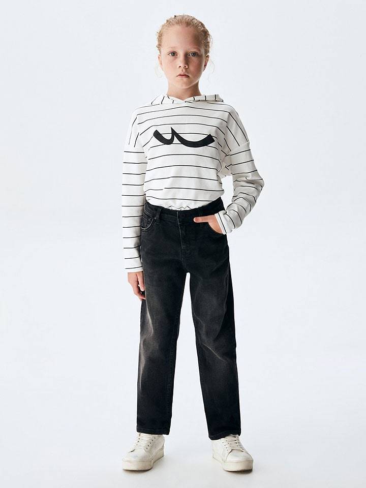 LTB Dżinsy "Maggie X G" - Regular fit - w kolorze czarnym rozmiar: 176