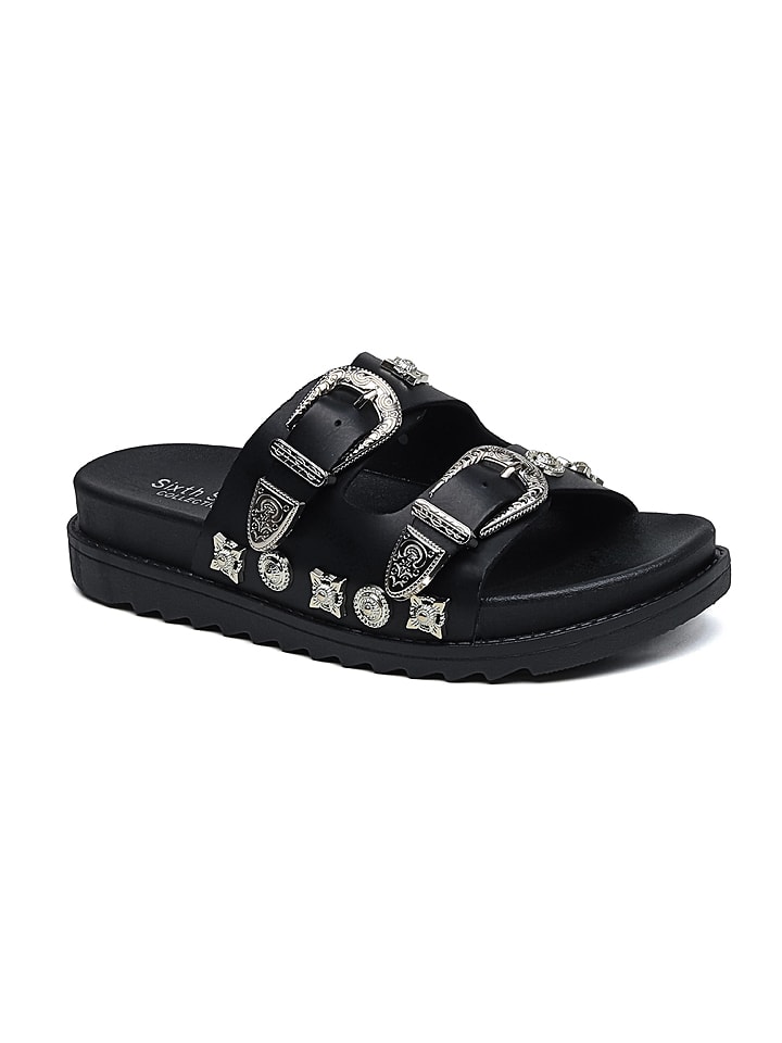 Sixth Sens Klapki w kolorze czarnym rozmiar: 41