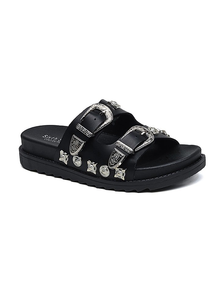 Sixth Sens Klapki w kolorze czarnym rozmiar: 41