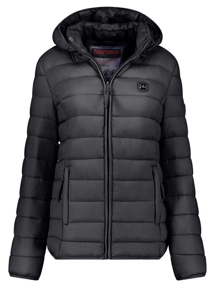 ANAPURNA Kurtka pikowana "Akitalana Hood" w kolorze czarnym rozmiar: XL
