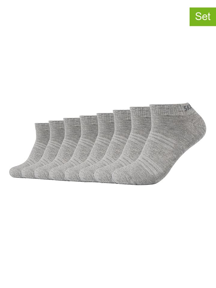 Skechers Skarpety (8 par) w kolorze szarym rozmiar: 39-42