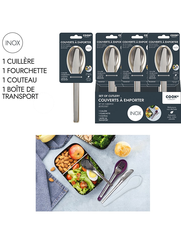 COOK CONCEPT Sztućce campingowe - dł. 18,5 cm (produkt niespodzianka) rozmiar: onesize