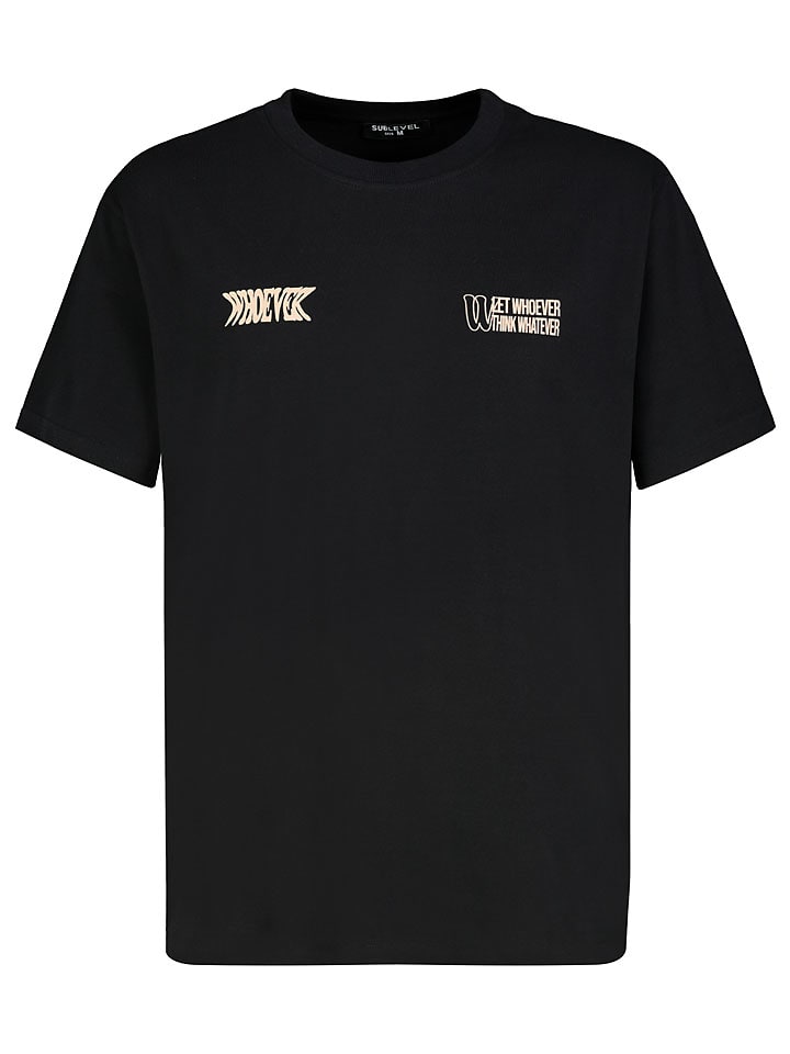 Sublevel Koszulka w kolorze czarnym rozmiar: S