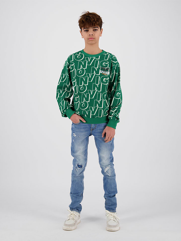 Vingino Bluza "Naros" w kolorze zielonym rozmiar: 128